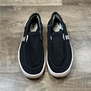 Hey Dude Sunapee Sport Mesh Men's Casual Shoes, black M 7 W 8.5
